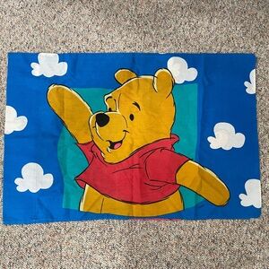 Winnie the Pooh and Piglet 90s Vintage Pillowcase Twin Queen Full